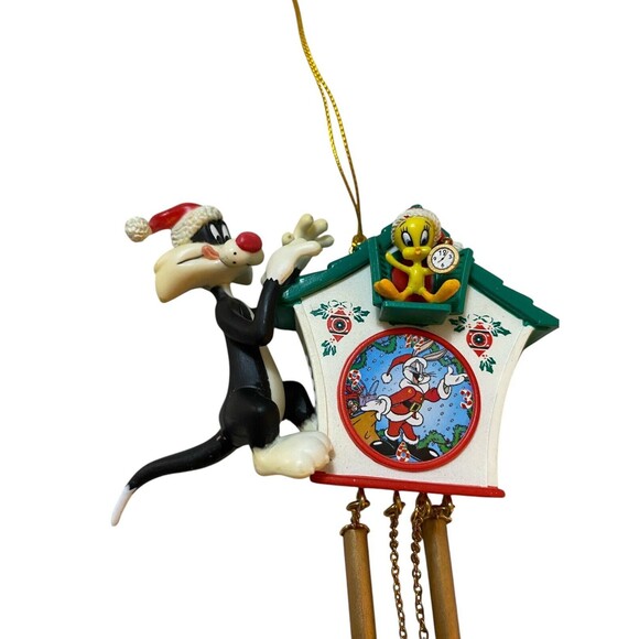 Sylvester And Tweety Bird Ornament Vintage Warner Bros - Picture 2 of 4